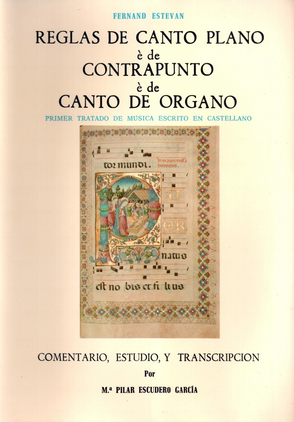 Reglas de canto plano e de contrapunto e de canto de organo