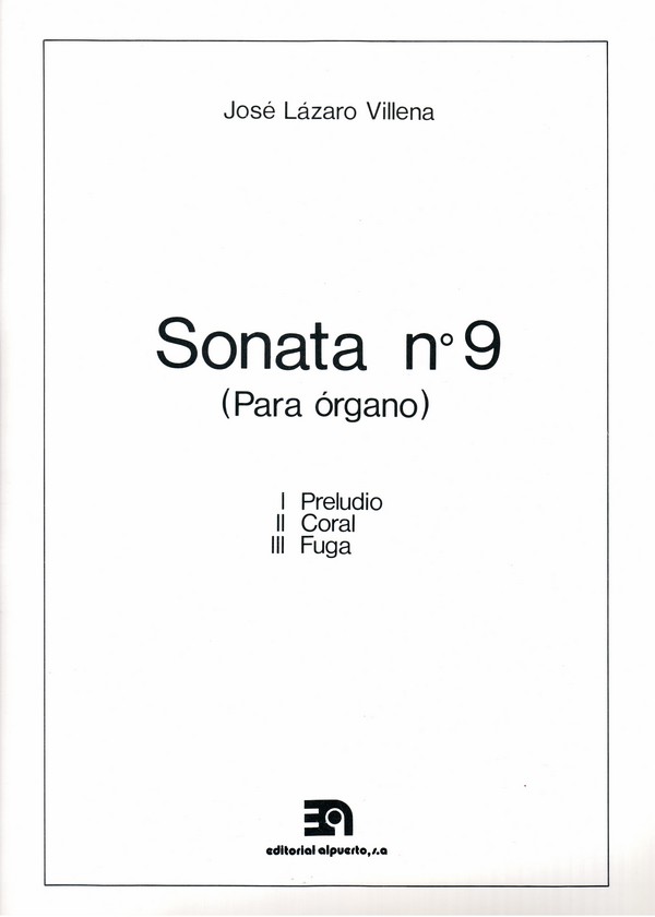Sonata nº. 9
Para órgano